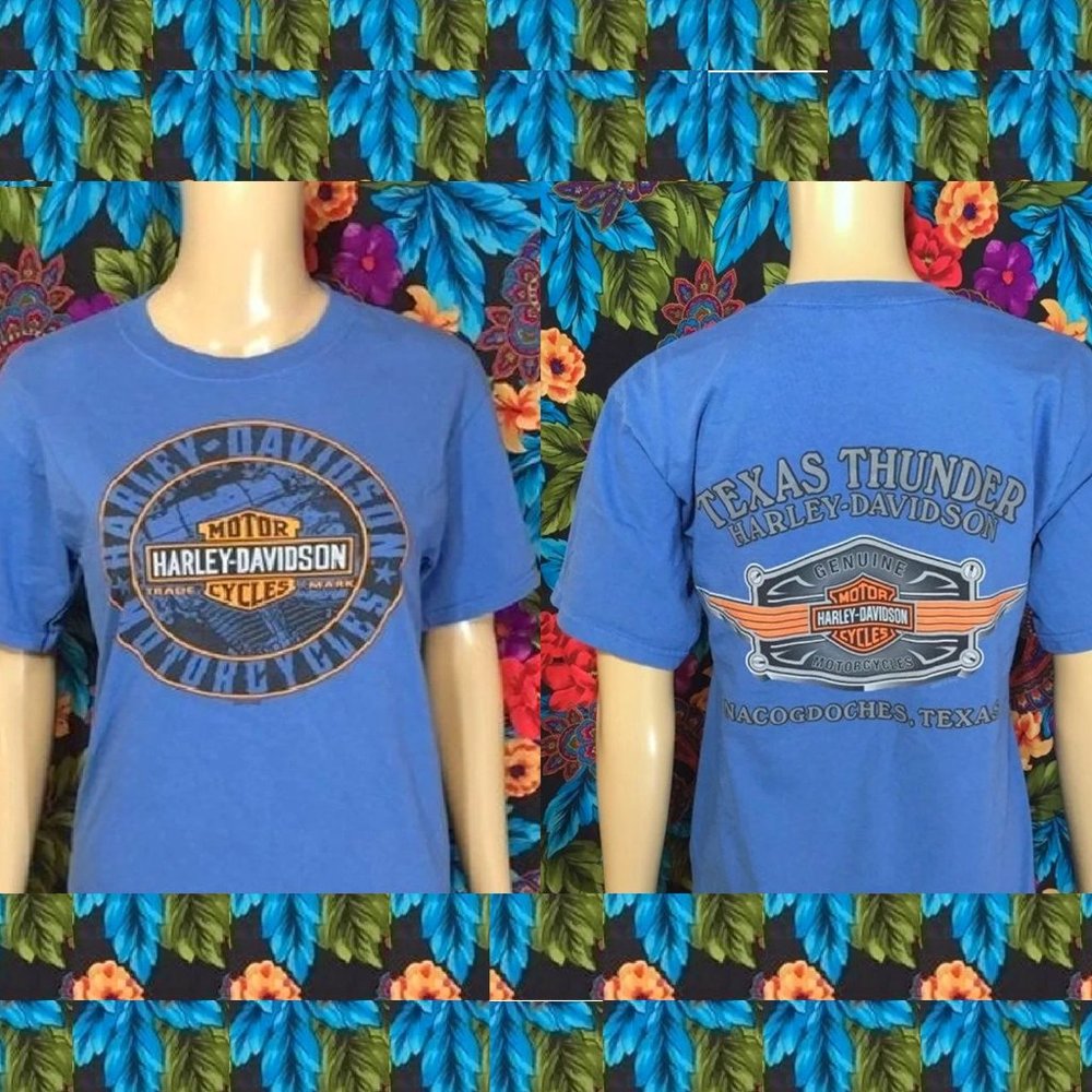 MENS HARLEY DAVIDSON MOTORCYCLES SHIRT MENS SIZE SMALL HD TEXAS TOP BIKERS